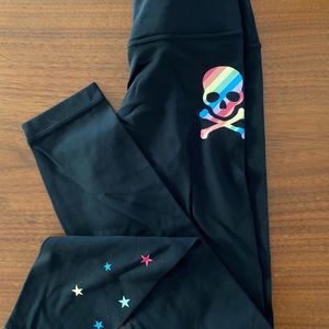 Lululemon soulcycle align pants - rainbow skull